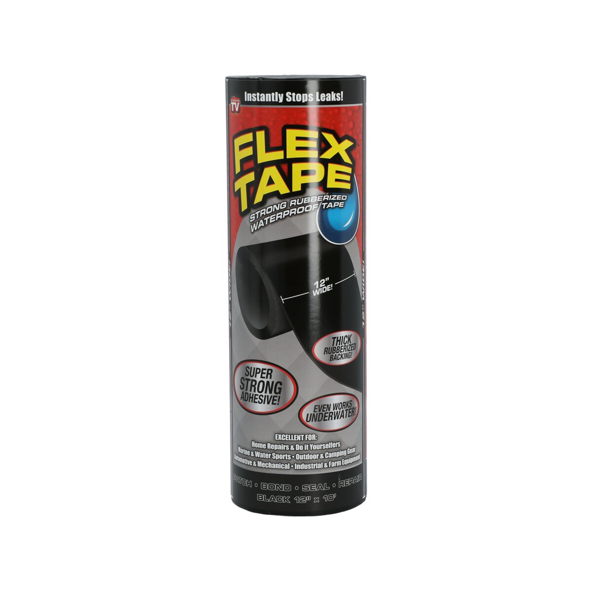 Flex Tape Water Proof Tape Black 12inch x 10ft FLEX SEAL All Brands SACO Store